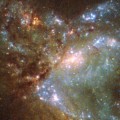NGC 6052: el caos provocado por una colisión galáctica