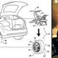 Ford patenta un sistema que convierte una rueda del coche en un monociclo motorizado