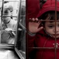 Fotografías de niños refugiados de hoy en día, muy similares a imágenes de la Segunda Guerra Mundial [Eng]
