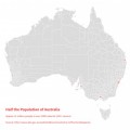 La mitad de la población de Australia