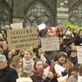 Las mujeres protestan contra las agresiones sexuales en Colonia