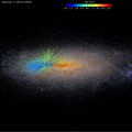 Una "curva de crecimiento" muestra cómo se expandió nuestra galaxia