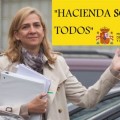 La Infanta Cristina protagonizará el nuevo anuncio de la Agencia Tributaria bajo el lema «Hacienda sois todos»
