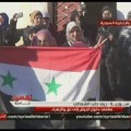 Ejercito Sirio y Hezbollah entrando en Zahraa/Nubl después de cuatro años de asedio