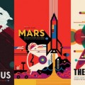 Los nuevos carteles de turismo espacial de la NASA son puro arte y ciencia-ficción