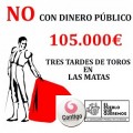 Las Rozas se gasta en tres festejos taurinos lo mismo que el  presupuesto de nueve meses en Ayudas de Emergencia Social