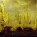 El combate del navío San Francisco de Asís y cuatro fragatas británicas