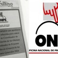 Peculiar diseño de logo de la ONPE en diario El Peruano