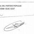 Así era la nota que el PP entregaba para 'lavar' los 1.000 euros sin equivocarse