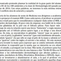 Comunicado de alumnos del MIR en defensa del profesor acusado de machismo