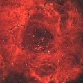 Imagen de la Nebulosa Roseta en H-alfa