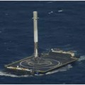SpaceX consigue por fin aterrizar su cohete Falcon 9 en una plataforma marina