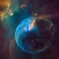 La NASA celebra 26 años del Hubble con una impresionante imagen de la Nebulosa de la Burbuja (Eng)