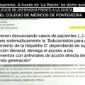 Los médicos gallegos hacen pública la carta en la que alertaban de los retrasos en los tratamientos contra la HepatitisC