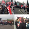 Masiva protesta en IFEMA contra los despidos en HP