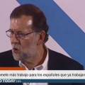 Mariano Rajoy promete más trabajo para los españoles que ya trabajan