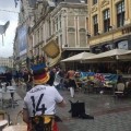 Batalla campal entre aficionados de Alemania y Ucrania en las calles de Lille