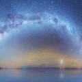 Increíbles fotos de la Vía Láctea desde los desiertos de sal en Bolivia