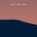 El próximo 27 de agosto Venus y Júpiter se acercarán a 0,07° de distancia