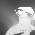 La sonda Rosetta capta un estallido en el cometa 67P
