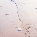 Una enorme grieta avanza en la plataforma de hielo Larsen C