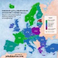 Países europeos donde el coche eléctrico es una buena idea. (ENG)