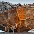 Reflotan el 'Maud', el imponente barco del explorador noruego Amundsen