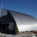 El escudo gigante de Chernóbil comienza a avanzar lentamente hacia el reactor (ING)