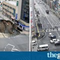 Japón repara el enorme agujero de Fukuoka en 2 días [ENG]