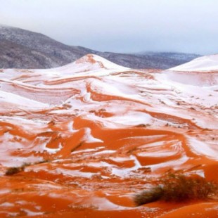 Nevó en el desierto del Sahara (ING)