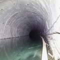 El túnel del metrotrén de Gijón: inundado y abandonado