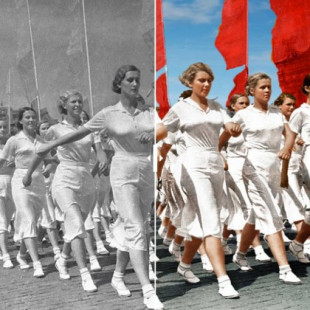 Antiguas fotografías soviéticas, ahora en color