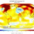 Enero de 2017 fue el tercero más cálido en 137 años de registro