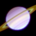 Los anillos de Saturno vistos en el infrarrojo medio muestran una  brillante división de cassini (ENG)