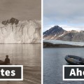 7 Impactantes fotos muestran lo que 100 años de cambio climático han hecho en los glaciares árticos