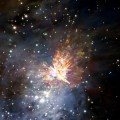 ALMA captura el explosivo nacimiento de una estrella