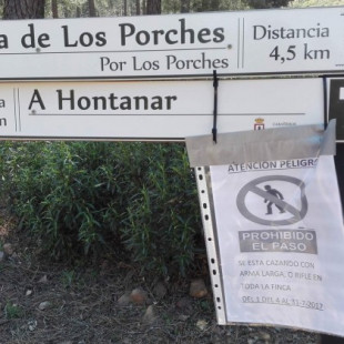 Cazadores prohiben usar ruta senderista pública en Cabañeros