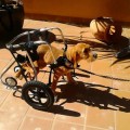 Jaime, un soldador que fabrica silla de ruedas para perros sin movilidad solo por generosidad