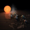Entre los mundos de TRAPPIST 1 no caben lunas, y eso complica la vida