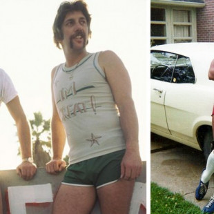 Colección de fotos de hombres de los 70 en shorts. Se vestían así a propósito