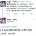 Denuncian al tuitero que lamentó que no murieran catalanes en el atentado de Manchester