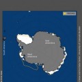 Tormentas dejan en mínimos el registro de hielo marino en la Antártida