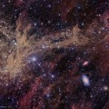 El grupo galáctico M81 a través de la Nebulosa de flujo integrado [eng]