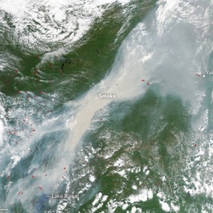 Los peores incendios forestales de Siberia en 10.000 años captados por satélite (ING)