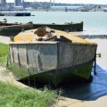 Las insólitas barcazas de hormigón que reposan en el Támesis y se usaron en el Desembarco de Normandía