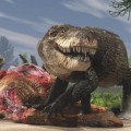Un cocodrilo gigante con los dientes del T. Rex