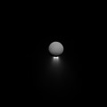 Géiseres de Encélado desde la distancia