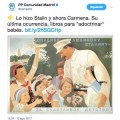 El PP de la Comunidad de Madrid compara a Carmena con Stalin por su iniciativa de regalar libros a bebés