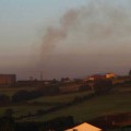 Una gran nube negra procedente de Arcelor pone en alerta a los vecinos de Gijón