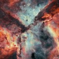 Una batalla entre estrellas, gases y polvo en la nebulosa Carina [eng]
